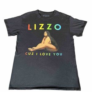 Officially Licensed Lizzo Cuz I Love You Rap Music Album Black T-Shirt Medium
